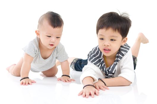 Portrait of lovely asian kids