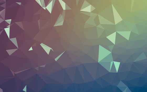 Abstract low poly background, geometry triangle, mosaic pastel color background