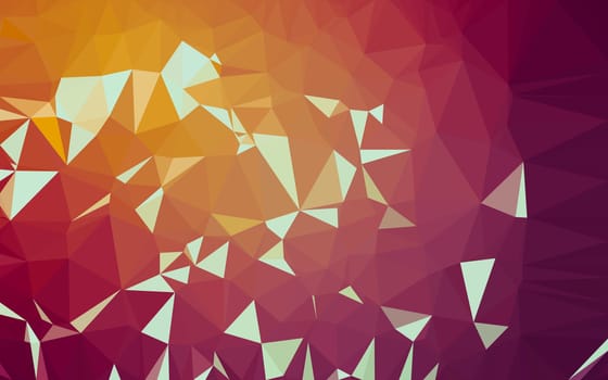 Abstract low poly background, geometry triangle, mosaic pastel color background