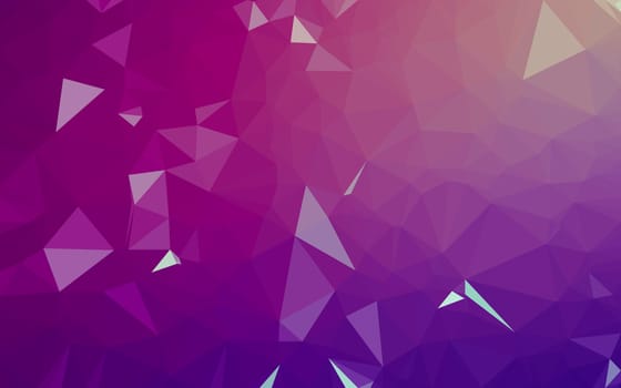 Abstract low poly background, geometry triangle, mosaic pastel color background