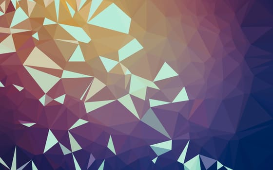 Abstract low poly background, geometry triangle, mosaic pastel color background