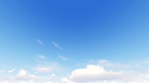 Cloudy blue sky abstract background, blue sky background with tiny clouds, 3d rendering

