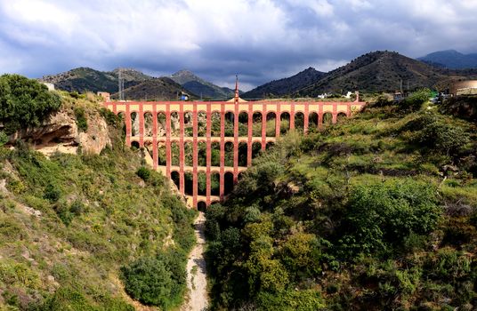 Old aqueduct in Spain