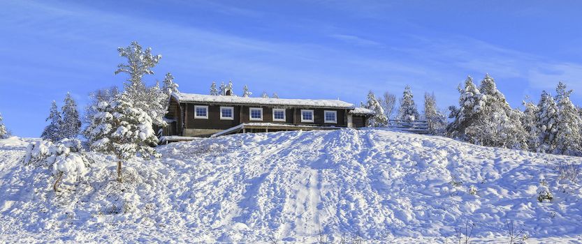 Skihytte på Gåsheia i Brønnøy