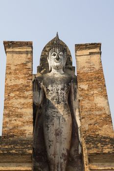 Sukhothai Historical Park In Thailand, Buddha statue, Old Town,