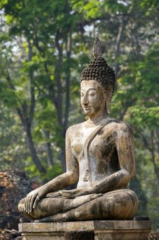 Sukhothai Historical Park In Thailand, Buddha statue, Old Town,