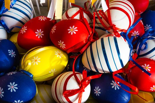 Happy Easter decorations, traditional Spring Festival holiday
