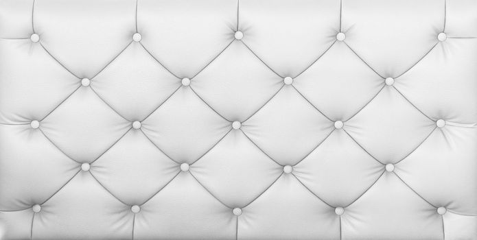 White Leather Upholstery Background