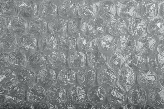 Wrapping plastic bubbles texture for background