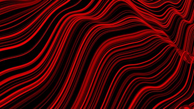 abstract 3d rendering background with colorful wavy lines. 8K Ultra HD Resolution