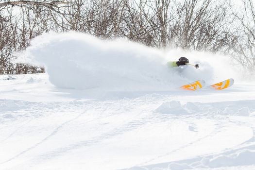 Freeride on  Kamchatka