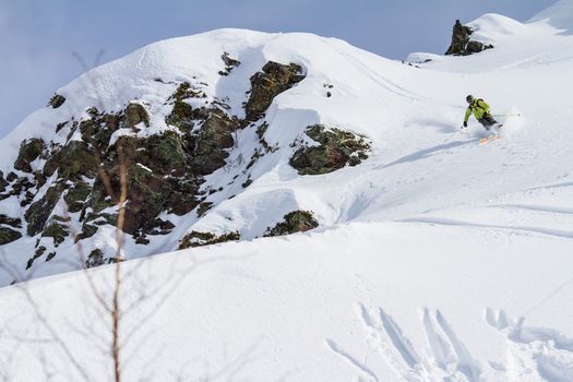 Freeride on  Kamchatka