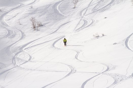 Freeride on  Kamchatka