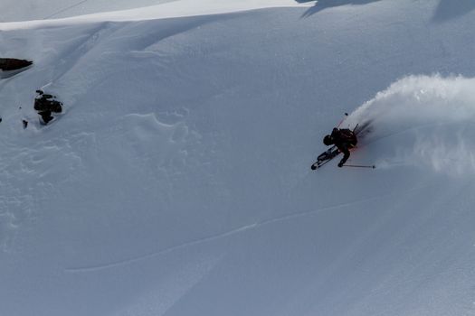 Freeride on  Kamchatka