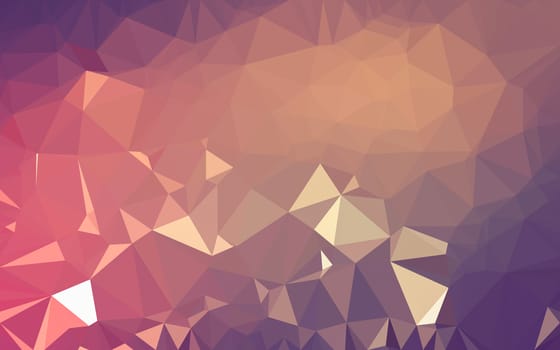 Abstract low poly background, geometry triangle, mosaic pastel color background