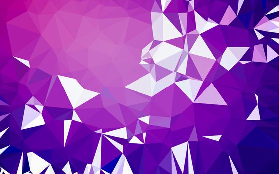 Abstract low poly background, geometry triangle, mosaic pastel color background