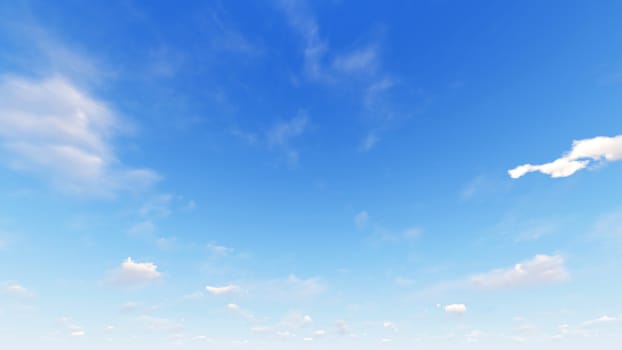 Cloudy blue sky abstract background, blue sky background with tiny clouds, 3d rendering

