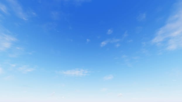 Cloudy blue sky abstract background, blue sky background with tiny clouds, 3d rendering

