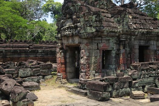 Part of the Cambodian Ankgor temple ruins. Cambodia