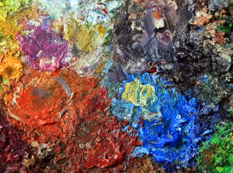 Background from an oil paint