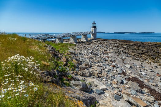 Marshall Point Light Station is a lighthouse at the entrance of Port Clyde Harbor in Port Clyde, Maine. The light station was established in 1832.