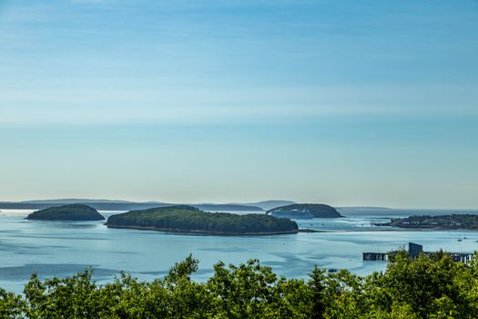 Separating Mount Desert Island from the mainland, Mount Desert Narrows is a thin strip of saltwater extending from roughly Haynes Point in Trenton in the west to Lamoine Beach in the east. The narrows includes several small islands, coves, and ledges, as well as a small saltmarsh.