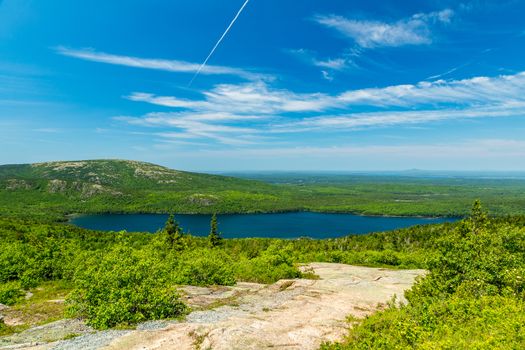 Acadia National Park is a national park located in the U.S. state of Maine. It reserves much of Mount Desert Island, and associated smaller islands, off the Atlantic coast. Acadia is the oldest designated national park area east of the Mississippi River.