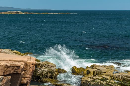 Maine’s rocky, forest-lined coast has more shoreline than California, with inlets, bays and coves lapped by frigid Atlantic waters, even in the warmest of summers. Nearly 60 percent of Maine’s coastline is composed of hard rock.
