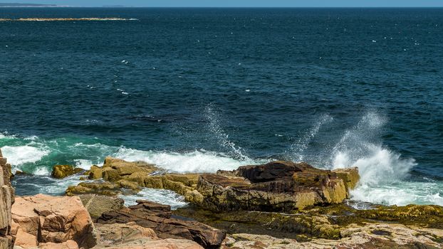 Maine’s rocky, forest-lined coast has more shoreline than California, with inlets, bays and coves lapped by frigid Atlantic waters, even in the warmest of summers. Nearly 60 percent of Maine’s coastline is composed of hard rock.