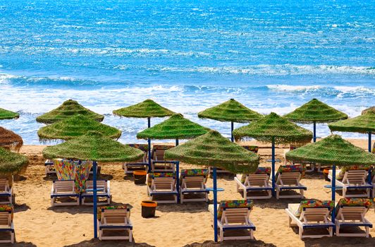 Umbrellas on the beach