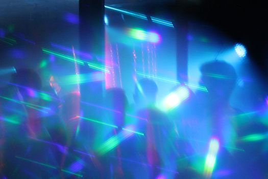 abstract lights nightclub dance party background lights and lasers