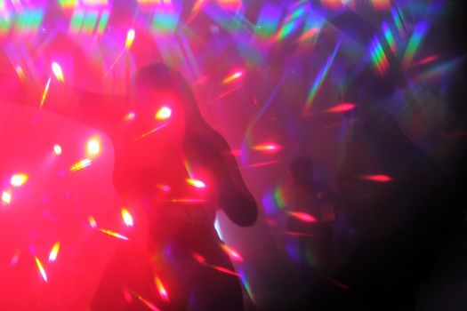 abstract lights nightclub dance party background lights and lasers