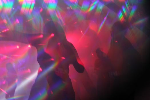 abstract lights nightclub dance party background lights and lasers