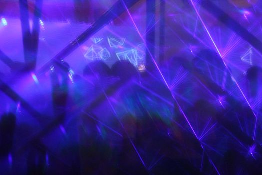 abstract lights nightclub dance party background lights and lasers