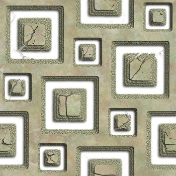 Cracked stone, abstract 3d rendered seamless background pattern.