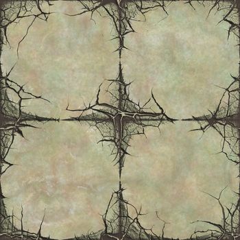 Cracked stone, abstract 3d rendered seamless background pattern.