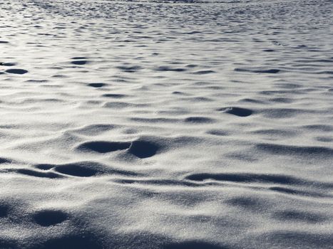 sunshine on a snowy field