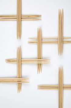 abstract background wooden Toothpicks pattern
