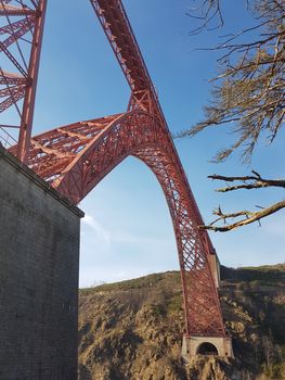 Under The Garabit Viaduct (Viaduc de Garabit in French) - Famous Bridge in France
