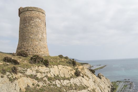 Guadalmesi watchtower, Strait Natural Park, Cadiz, Spain