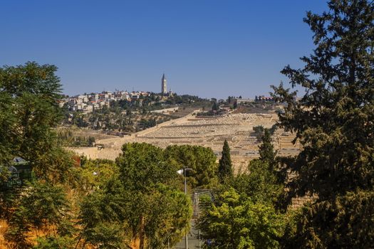 Mount of Olives by day, Jerusalem, Israel