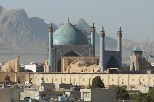 Imam Mosque on Meydan-e Imam, Isfahan, Iran, Asia
