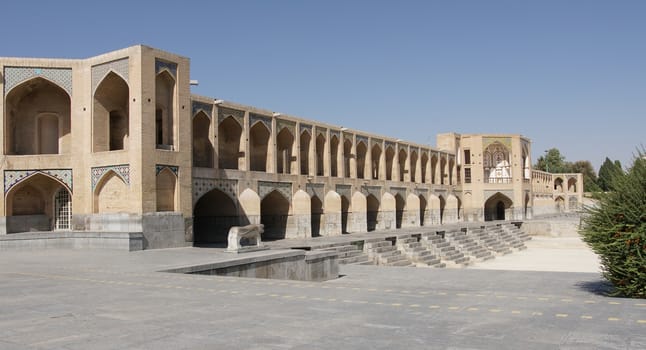 Khaju Bridge, Isfahan, Iran, Asia