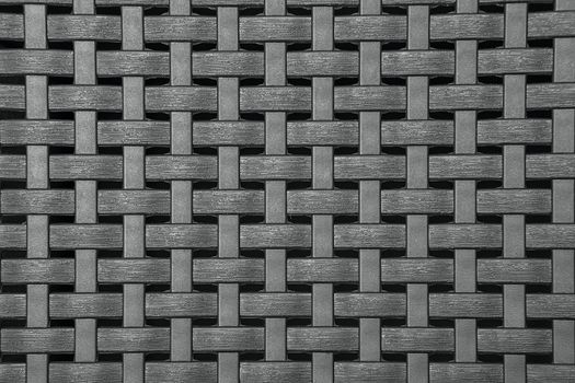 Gray Plastic Wicker Texture, Weathered Brown Background Pattern