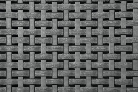 Gray Plastic Wicker Texture, Weathered Brown Background Pattern