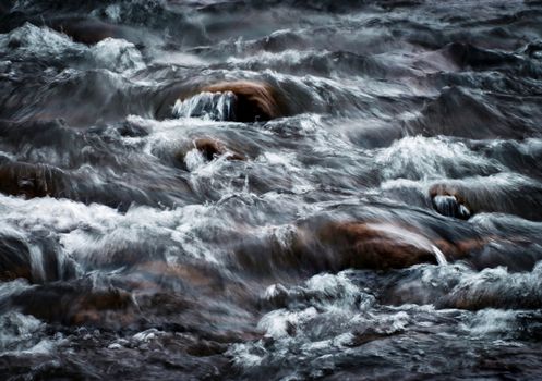 abstract background blurred dramatic detail the fierce river