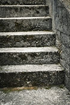 abstract background or texture Old concrete stairs