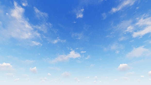 Cloudy blue sky abstract background, blue sky background with tiny clouds, 3d rendering

