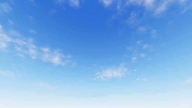 Cloudy blue sky abstract background, blue sky background with tiny clouds, 3d rendering

