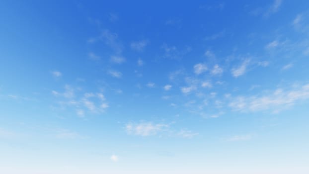 Cloudy blue sky abstract background, blue sky background with tiny clouds, 3d rendering

